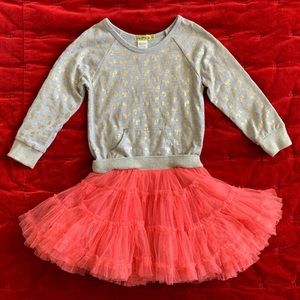Little Mass bows sweatshirt petticoat dress Girl 5